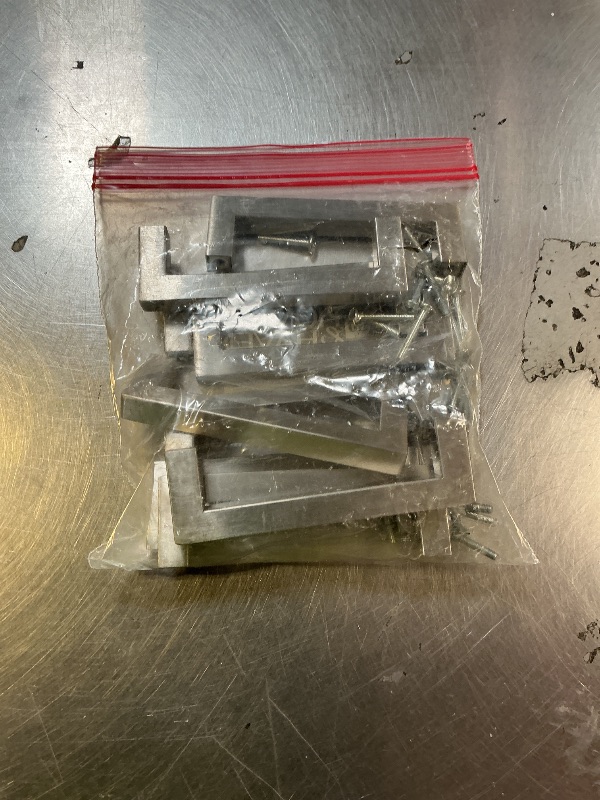 Photo 1 of Probrico (10 Pack 4 Inch Modern Square Cabinet Handles Pulls Stainless Steel,T Bar Satin Nickel Handle Pull for Drawer Dresser Cupboard Wardrobe Bathroom Vanity,Kitchen Furniture Hardware