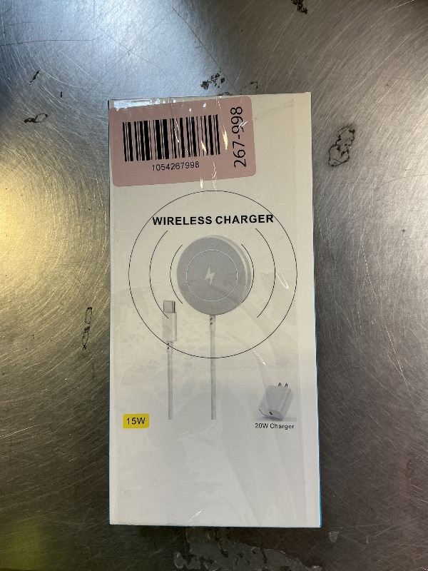 Photo 1 of [Apple MFi Certified]Magnetic Wireless iPhone Charger Magsafe Charger,6FT 15W Fast Phone Charging Pad Wireless Magnetic Charge for iPhone 17/17Air/16 Pro Max/16 Plus/15 Pro Max/14/13/12/AirPods3/2/Pro