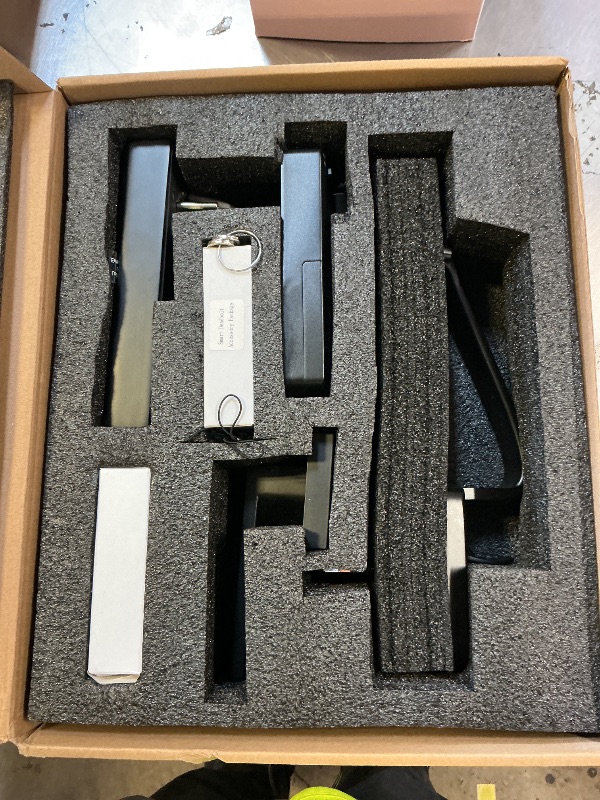 Photo 1 of BEBASIA Heavy Duty Fingerprint Smart Door Lock for Front Door, APP Control Front Door Lock Sets, Auto Lock, Anti-Peeping Touchscreen Digital Keypad, Electronic Keyless Entry Deadbolt, Black