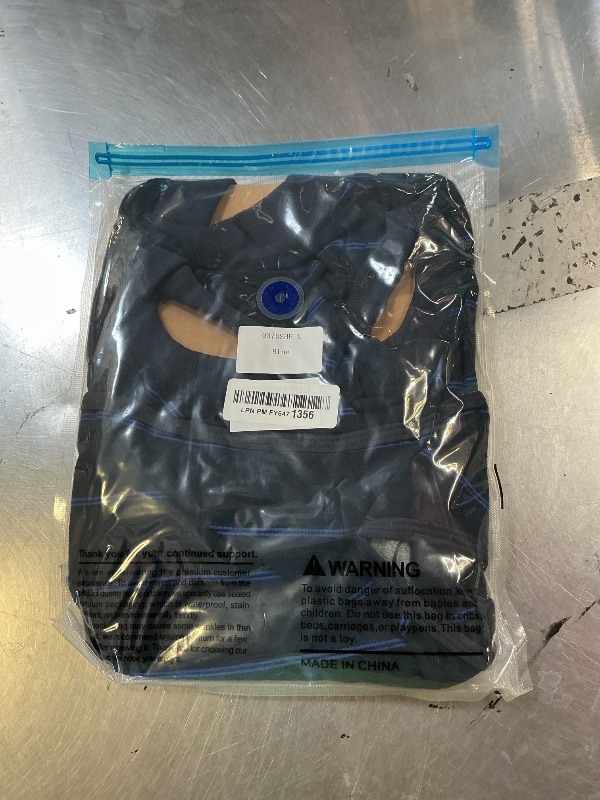 Photo 1 of Kuoser Dog Surgery Recovery Suit, Soft Breathable Dog Recovery Suit for Female Spay Male Nueuter, Anti Licking Puppy Onesie Pet Surgical Suit for Dogs Abdominal Wounds Skin Disease, Blue Strips L