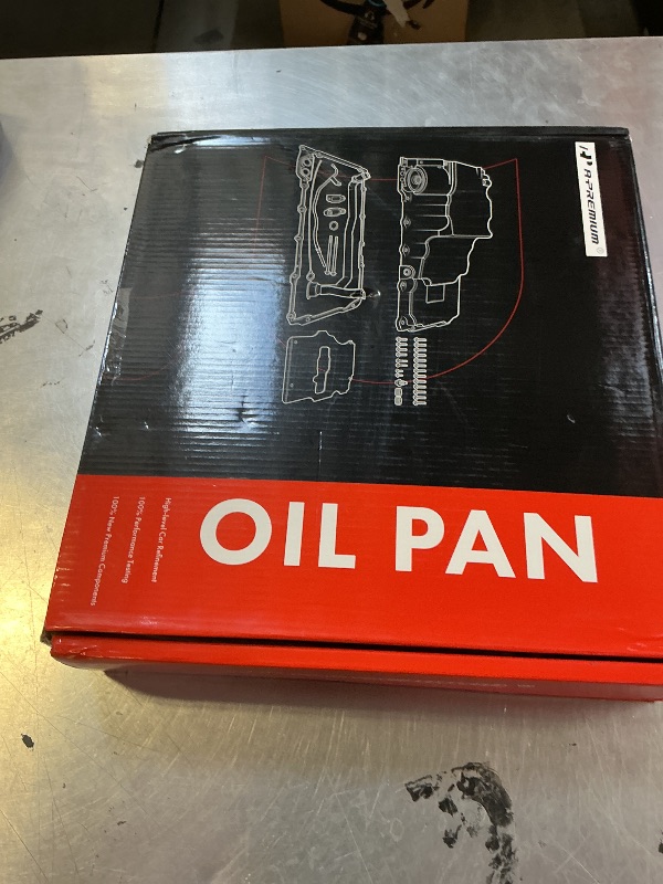 Photo 1 of A-Premium Polished Finned Aluminum Transmission Oil Pan Kit, with Plug, Gasket & Bolts, Compatible with GM TH250 TH250C TH350 TH350C, 2-1/4" Depth