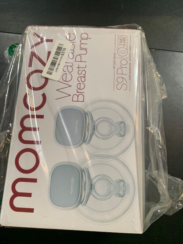 Photo 1 of Momcozy S9 Pro Upgraded Wearable Breast Pump, Hands-Free Design with Extended Battery Life & LED Display, Double Electric Portable Pump with 2 Modes & 9 Levels, 24mm, 2-Pack, Gray