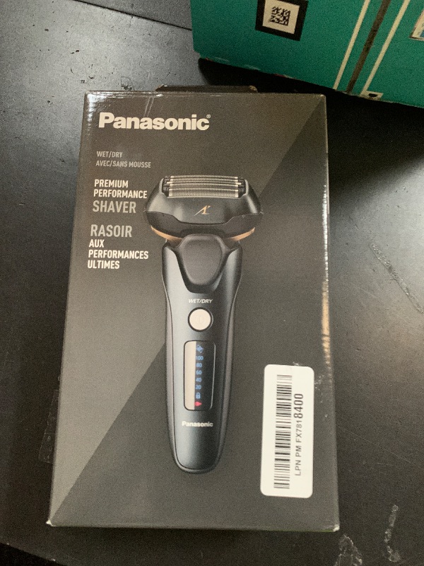 Photo 1 of Panasonic ARC5 Electric Razor for Men with Pop-Up Trimmer, Wet/Dry 5-Blade Shaver, Men's Electric Razors for Shaving Face with Intelligent Shave Sensor and 16D Pivoting Head, ES-LV67-K (Black)