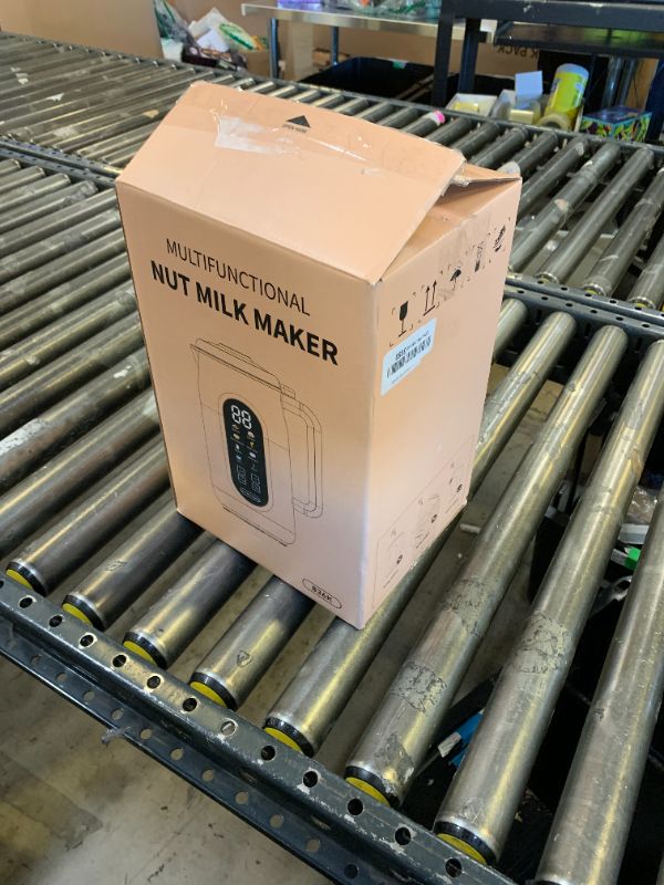 Photo 1 of 10 in 1 Nut Milk Maker Machine, 42oz IMD Screen Almond Milk Maker, Soy Milk Maker with Self-Cleaning, Delay Start, Keep Warm, Boil Water, Automatic Plant-Based Milk Blender for Soybean, Oat, Coconut