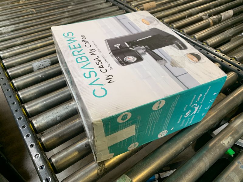 Photo 1 of CASABREWS CM5418 Espresso Machine 20 Bar, Stainless Steel Espresso Maker with Milk Frother, Compact Cappuccino Machine for Home, Small Espresso Coffee Machine for Latte, Black