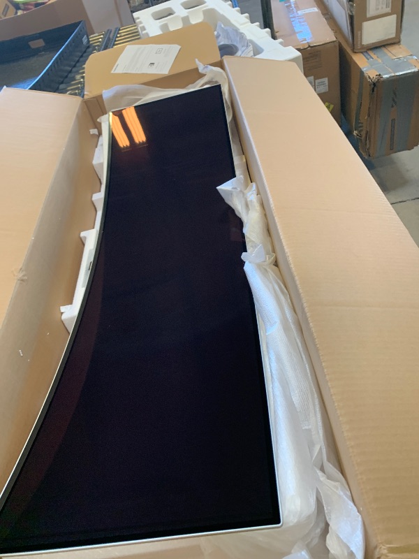 Photo 1 of Samsung 49" Odyssey OLED G9 (G91SD) Dual QHD QD-OLED G-Sync Compatible Curved Gaming Monitor, 144Hz, 0.03ms, AMD FreeSync Premium Pro, Ergonomic Stand, 3 Year Warranty, LS49DG910SNXZA, 2024