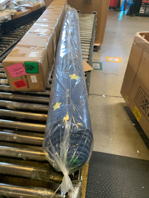 Photo 1 of STARUIA Planet Smiley Face Classroom Rug, Washable Educational Area Rug for Kids Room Seating Décor, Non-Slip Classroom Carpet Play Carpet for Teaching and Playroom, Seats 24, 7'5"x13', Blue