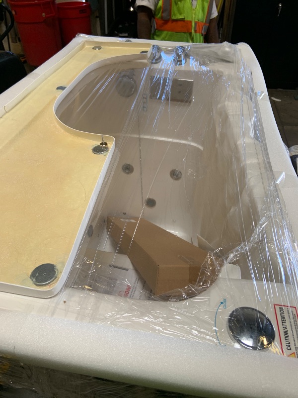 Photo 1 of ANZZI Walk In Tub for Seniors 29 x 52 In Right Drain Wheelchair Accessible Bathtub Dual Therapy 12 Whirlpool Jets 18 Air Jets Inline Heater Quick Fill Faucet ADA Seat Acrylic White | 2953WCRWD