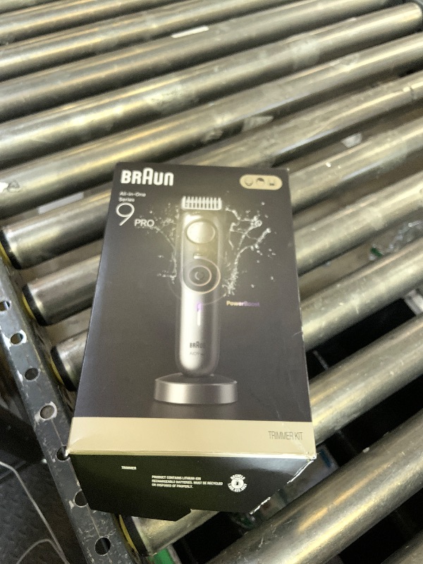 Photo 1 of Braun Series 9 PRO All-in-One Beard & Body Grooming Kit for Men, Cordless Trimmer, Hair Clippers & Shaver for Face, Hair & Body with Gillette Labs Razor, AIO 9570