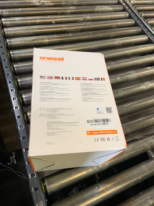 Photo 1 of oneisall Automatic Cat Feeder for 2 Cats, 20 Cups/5L Automatic Cat Food Dispenser for Small Pets Indoor, Timed Cat Feeder for Dry Food