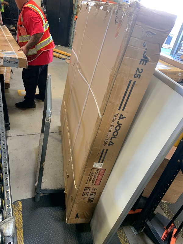 Photo 1 of JOOLA Inside 25mm Table Tennis Table with Net Set - Features 10-Min Assembly, Playback Mode, Compact Storage