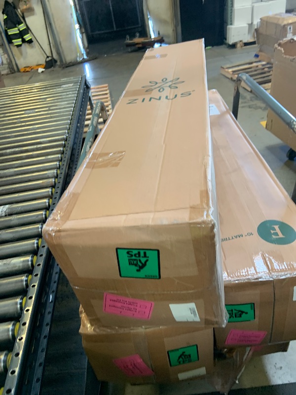 Photo 1 of Zinus 10 Inch Foam and Spring Hybrid Mattress [New Version], Full, Fiberglass Free, Medium Firmness, Durable Support, Certified Safe Foams & Fabric, Mattress in A Box