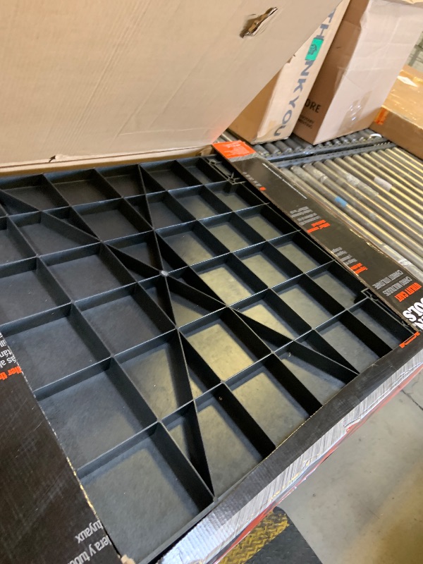 Photo 1 of Klein Tools 54831MB MODbox Utility Cart, 2-Shelf Heavy Duty Rolling Tool Cart, 500-Pound Capacity, 6-Inch Wheels, for Jobsite, Warehouse