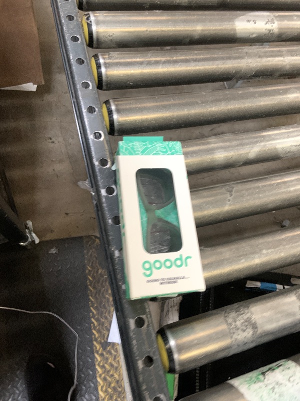 Photo 1 of **SELLING FOR PARTS**goodr Going to Valhalla...Witness! Polarized Sunglasses for Men & Women, Medium Sized (OG), Dark Gray Translucent Frames with Chrome Mirrored Reflective Lenses, UV400 Protection, No Slip