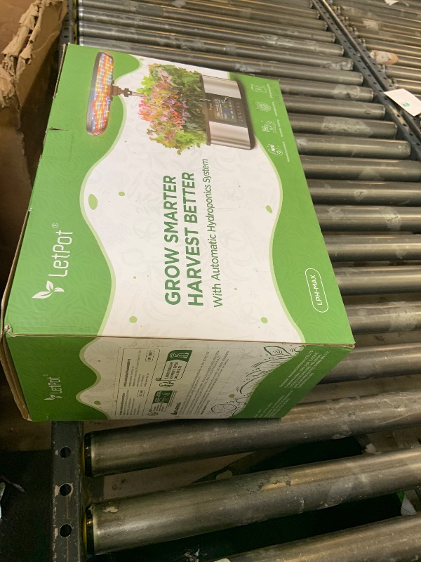 Photo 1 of LetPot LPH-Max Hydroponics Growing System Kit, 21 Pods APP & WiFi Automatic Controlled Smart Indoor Garden with 36W LED Grow Light, Auto Drip Irrigation Kits, Self-Managed Nurturing & Watering