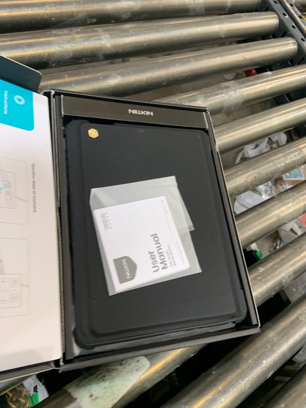 Photo 1 of Nillkin iPad Pro 11(1st/2nd/3rd/4th Gen) & iPad Air 5th/4th Generation Case with Keyboard, Magic Trackpad, Rugged Case with Detachable Keyboard, 7 Backlight Colors, Portrait/Landscape Modes, Black