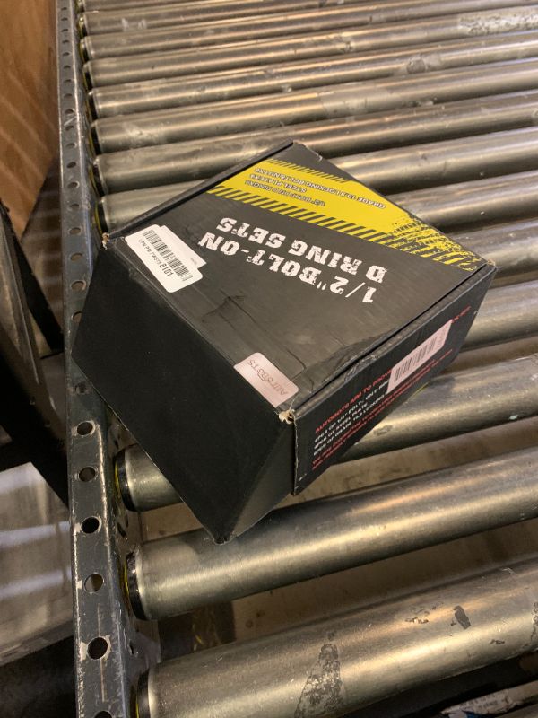 Photo 1 of AUTOBOTS 1/2" Heavy Duty Bolt-On Forged D Ring, 12000Lbs Break Strength Tie Down Anchors Hooks, for Trailers, Trucks, and Cargo Tie Downs (Pack of 4) Black
