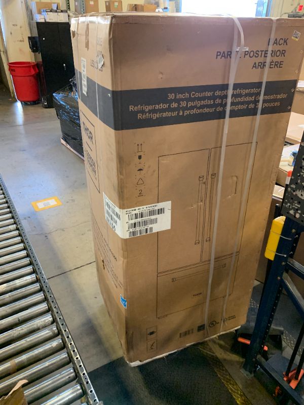 Photo 1 of Thor Kitchen Gordon Ramsay 30 Inch 17.7 cu ft French Door Counter Depth Refrigerator with Ice Maker in Black/Bronze