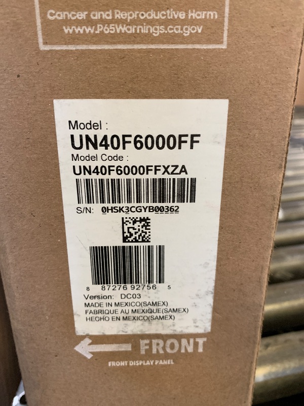 Photo 1 of SAMSUNG 40-Inch Class Full HD F6000 Smart TV (2025 Model) HDR, Object Tracking Sound Lite, Knox Security, One UI Tizen, Smart TV