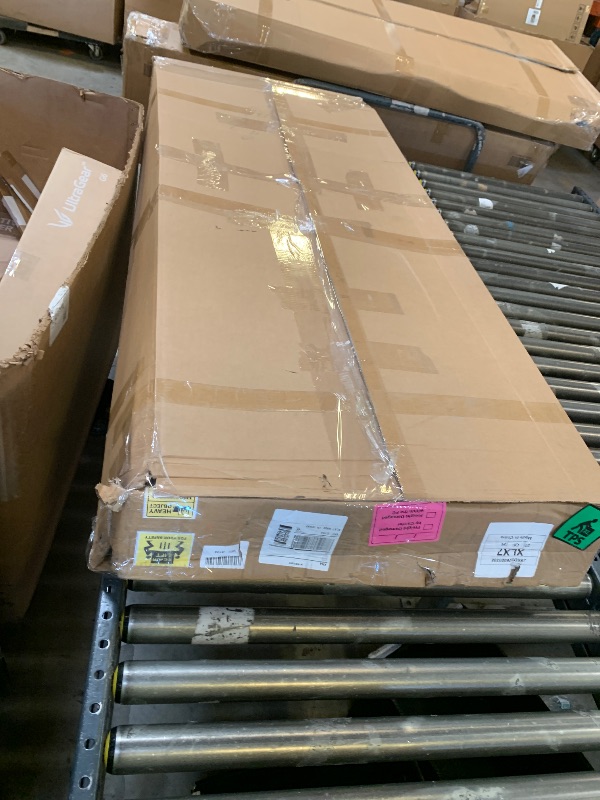 Photo 1 of Cargo Van Partition Safety Bulkhead, Heavy-Duty Steel, Compatible with Ford Transit 150/250/350 Medium Roof, with Lock, Door Handle, Acrylic Custom Window Board,Black