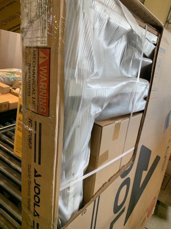 Photo 1 of JOOLA Rally TL Professional MDF Indoor Ping Pong Table w/Quick Clamp Table Tennis Net & Post Set - 10 Minute Easy Assembly - Corner Ball Holders - Tournament Quality - Includes Playback Mode