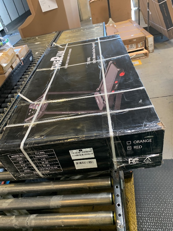 Photo 1 of THERUN Treadmills for Home, Running Treadmill with Incline, Foldable Treadmills Heart Rate Sensors, 18?LED Display Manual Incline Adjustment, 3.0HP Treadmill for Indoor Fitness Workouts