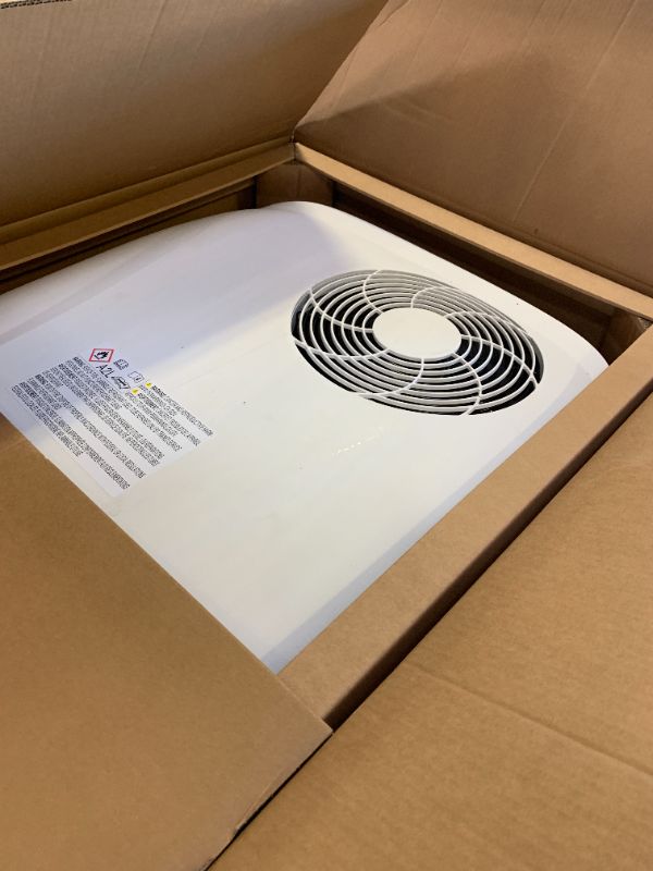 Photo 1 of TURBRO Inverter 13.5K BTU RV Air Conditioner with Cooling and Heat Pump, Non-Ducted Low-Profile Rooftop Unit, WiFi & Remote Control, AC Unit Only, No ADB, Only Equip with Greenland ADB, White