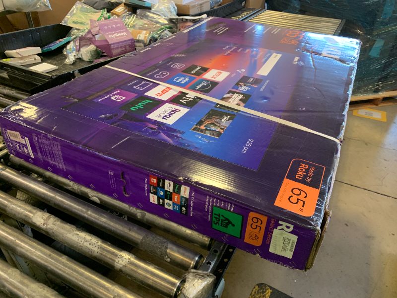 Photo 1 of Roku Smart TV – 65-Inch Select Series, 4K HDR TV – RokuTV with Enhanced Voice Remote – Flat Screen LED Television with Wi-Fi for Streaming Live Local News, Sports, Family Entertainment