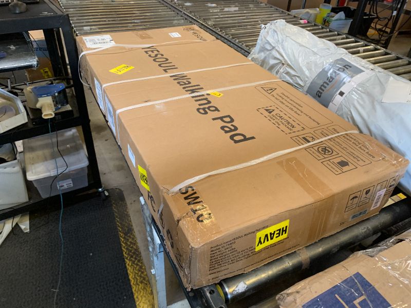 Photo 1 of Yesoul Walking Treadmill with Long Handles for Seniors, Treadmills for Home 300 lbs Capacity, Recovery Fitness Exercise Machine with Stable and Safe Structural Design, Large LED Display for Elderly