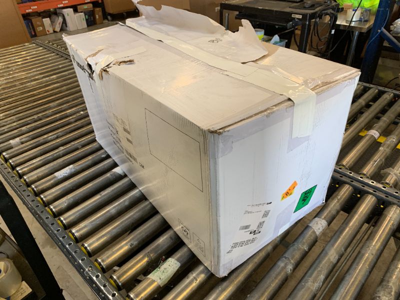 Photo 1 of Bounceland Inflatable Party Castle Bounce House Bouncer, 16 ft L x 13 ft W x 10.3 ft H, Basketball Hoop, Removable Sun Roof, UL Strong Blower included, Fun Slide and Bounce Area, Castle Theme for Kids