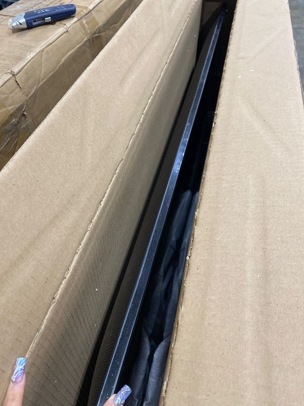 Photo 1 of MAJOR DAMAGE --------------------SELLING FOR PARTS ONLY----------------------------Samsung 55-Inch Class QLED Q7F Series Samsung Vision AI Smart TV (2025 Model, 55Q7F) Quantum HDR, Object Tracking Sound Lite, Q4 AI Gen1 Processor, 4K upscaling, Gaming Hub