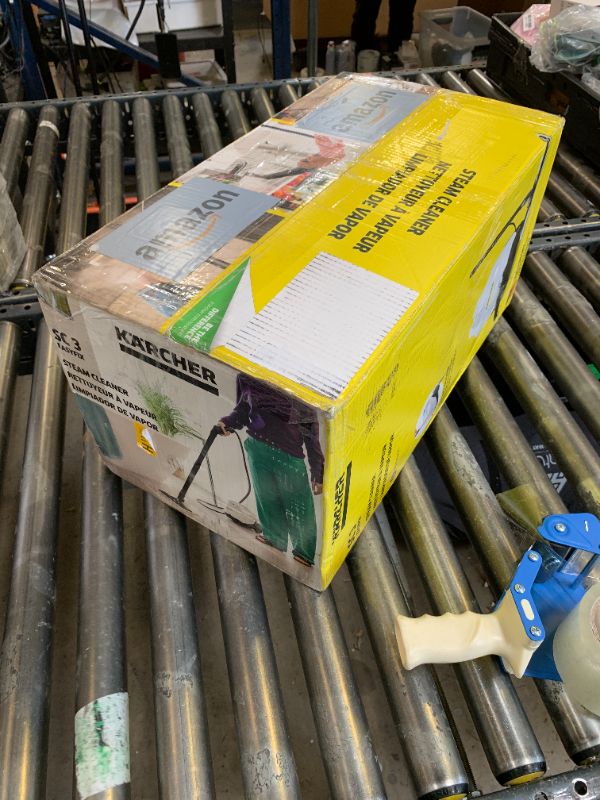 Photo 1 of Kärcher Steam Cleaner, Multi Purpose, Power Steamer, Chemical-Free, 40 Sec Heat-Up, for Grout, Tile, Hard Floors, Appliances & More - SC 3 Easy Fix