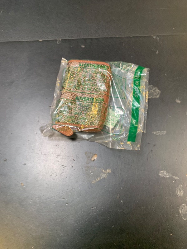 Photo 1 of COACH Women's Crystal Signature Jacquard Essential Small Card Case, LH/Burnished Amber, One Size