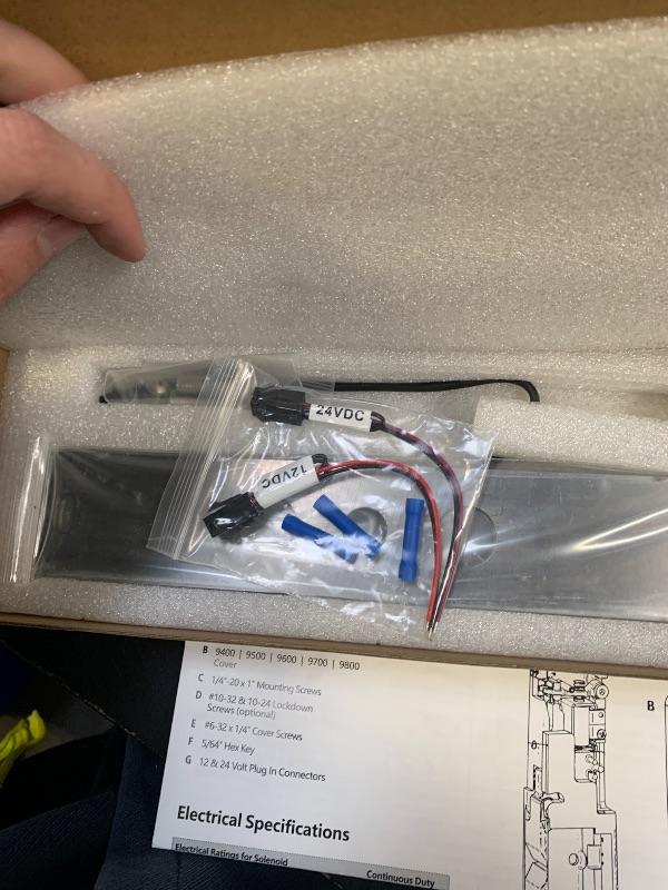 Photo 1 of 9400630 9400 Series Electric Strike, Perfect Replacement for HES - 9400630 9400 Series Stainless Steel Slim-Line Surface Mounted Electric Strike Body