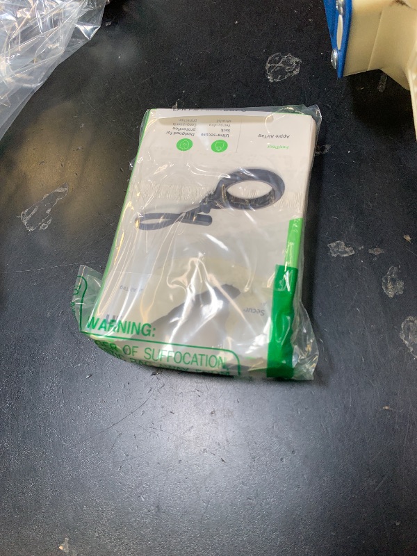 Photo 1 of Belkin Apple Airtag Secure Holder With Strap - Apple Air Tag Keychain - Airtag Holder With Strap For Key Ring - Airtag Keychain Accessories - Scratch Resistant Airtag Case With Raised Edges - Black