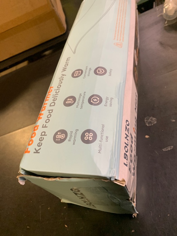 Photo 1 of LBOLHZO Warming Mat For Food Extra Large 36"x16" 580W Food Warmer Chafing Dishes for Buffet,Food Warming Mat,Food Warmers for Parties Buffet,6 Temp 6 Hour Timer Heating Mat for Food Christmas Gifts