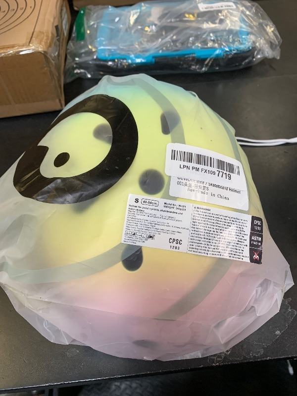 Photo 1 of Kids Bike Helmet, Adjustable and Multi-Sport, from Toddler to Youth, 3 Sizes (Pink Yellow Blue)