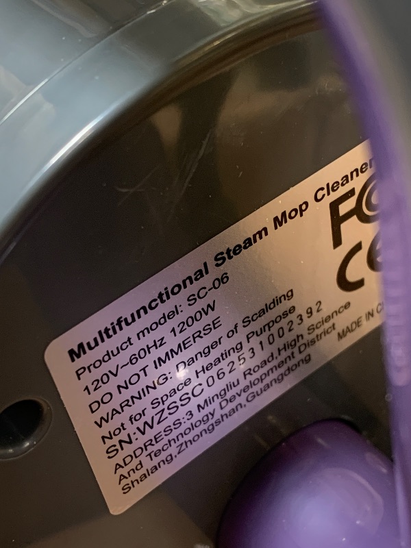 Photo 1 of Gatlei Steam Mop, Steam Cleaner with 400ML Water Tank, 2 Washable Pads, 23FT Power Cable floor steamer, Detachable Steam Mops for sealed Hard Floors, Marble, Stone, Hardwood (Lavender)