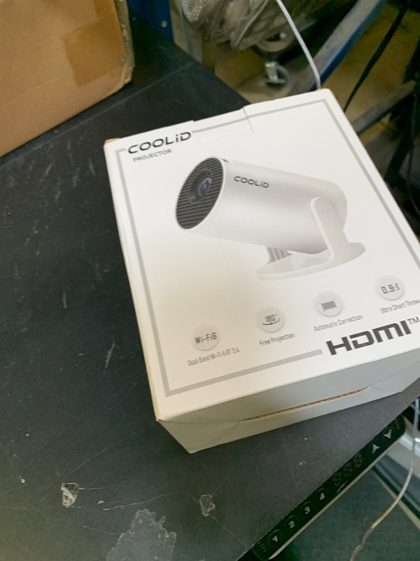 Photo 1 of [Built-in Apps & 2026 Upgraded] Mini Projector Support 4K 1080P Auto Keystone 180° Rotatable with WiFi 6 and Bluetooth 5.4, Projector Portable Compatibile with HDMI/TV Stick/Memory Stick/Laptop-Black