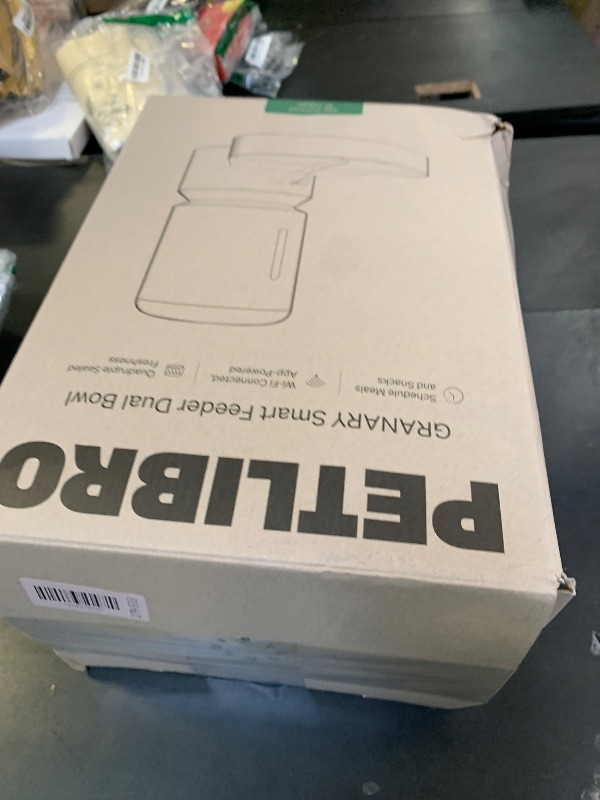 Photo 1 of PETLIBRO 5L Automatic Cat Feeder for 2 Cats, 5G&2.4G Wi-Fi Programmable Cat Food Dispenser with Dual Stainless Steel Bowls, Airtight Lock Fresh Technology, Low Food Sensor