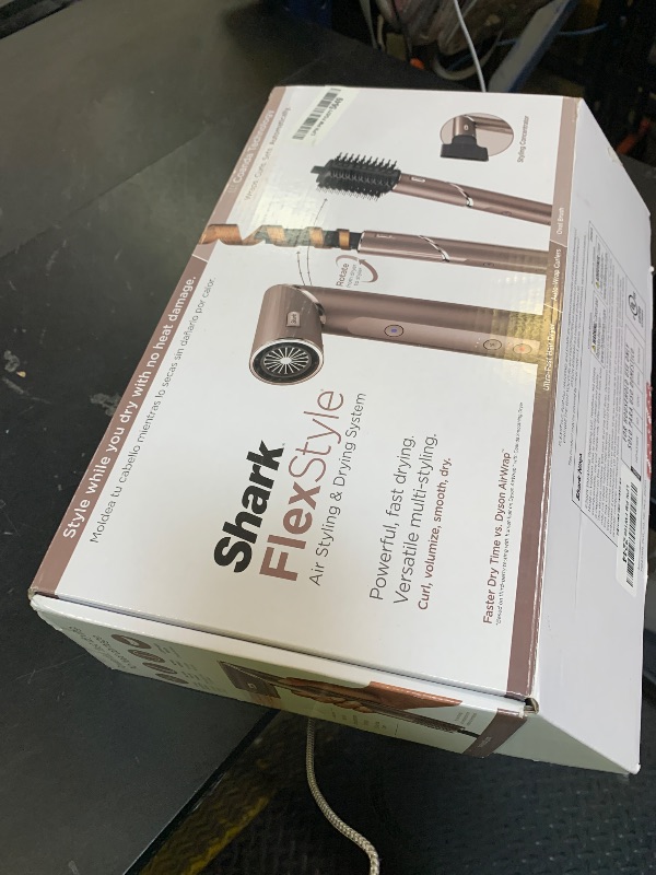 Photo 1 of Shark FlexStyle Air Styling & Drying System, Powerful Hair Blow Dryer & Multi-Styler with Auto-Wrap Curlers, Oval Brush, Concentrator Attachment, Mocha, HD431BR