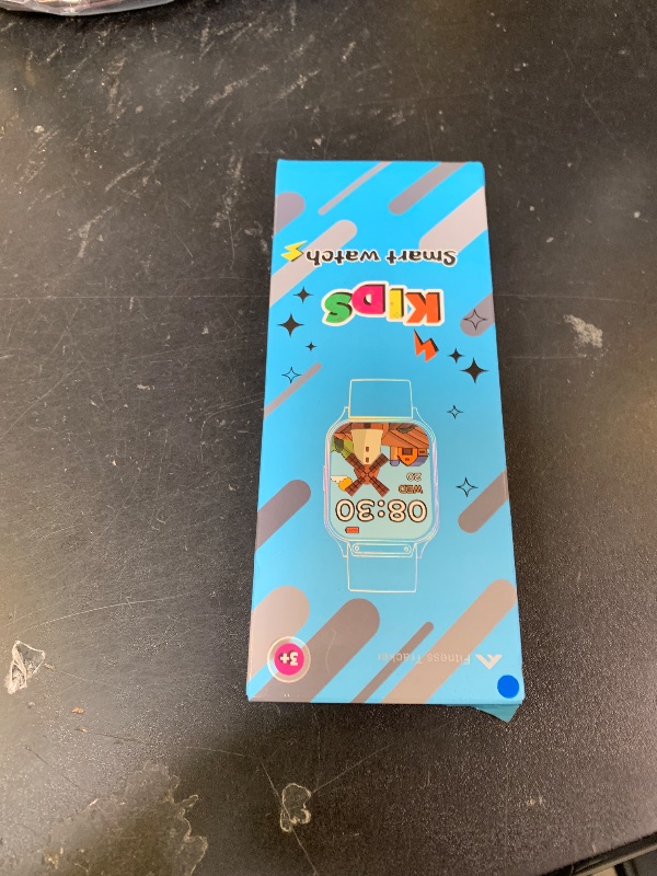 Photo 1 of 1.85" Kids Watch, AI(Translation/Q&A/Watch Face/Image Recognition)Smartwatches with Heart Rate,Sleep Monitor,Video Music Pedometer,NO APP/Phone, Gifts for 3-12 Years old Boys Girls(Built-in AI, Blue)