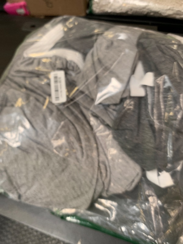 Photo 1 of Jcones 4 Piece T Cushion Sofa Slipcovers Stretch Couch Cover Furniture Covers with 3 Individual T Cushion Covers, Machine Washable for Living Room (Dark Gray, 3 Cushions)