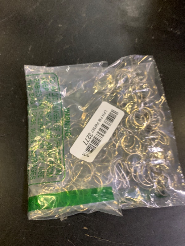 Photo 1 of 100pcs 20mm Key Ring Keychain Metal Silver Round Split Key Chains Rings Connectors for Home Car Dog Tag Office Ornaments Keys Attachment