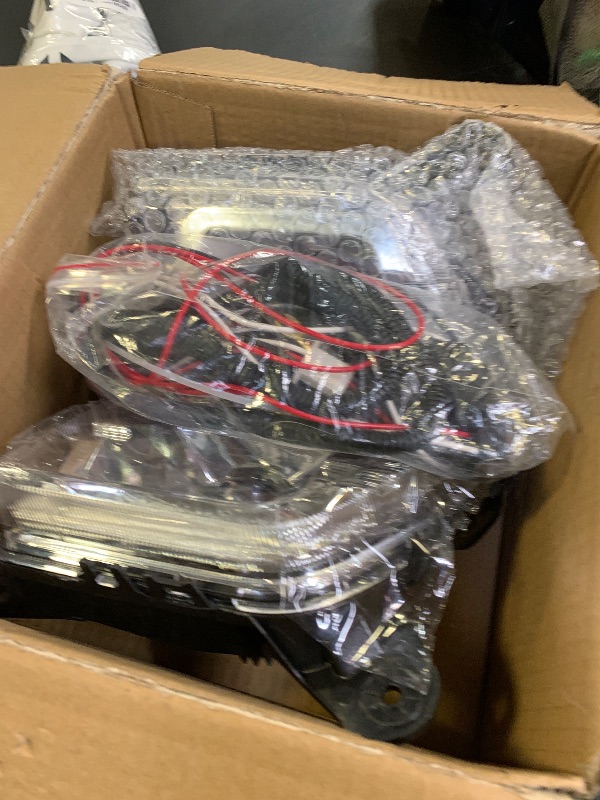 Photo 1 of RANSOTO LED Fog Lights for 2019-2023 Chevy Silverado 1500 2500HD 3500HD, Front Bumper Driving Fog Lamps Assembly with Switch & Wiring Harness Kit, Waterproof IP67 White Foglights Replacement (Pair)