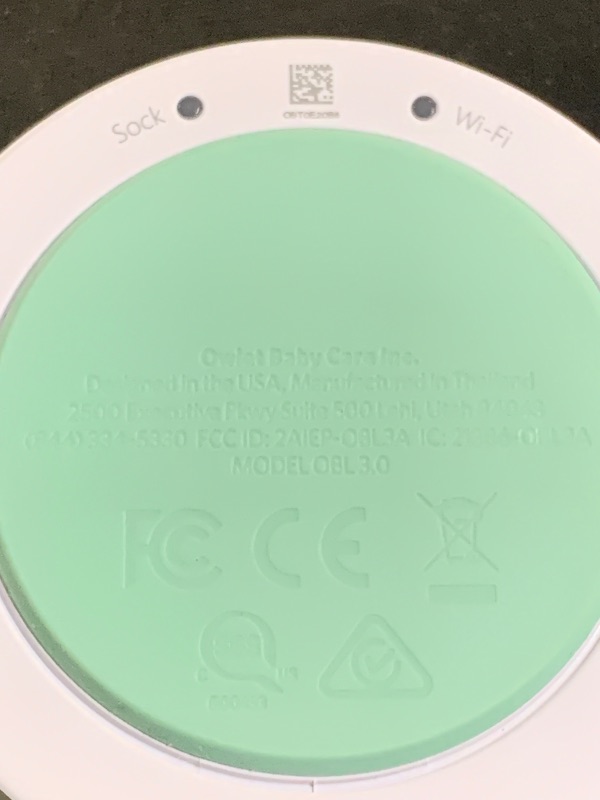 Photo 1 of Owlet Dream Sock - FDA-Cleared Smart Baby Monitor - Track Live Pulse (Heart) Rate, Oxygen in Infants - Receive Notifications - Dusty Rose