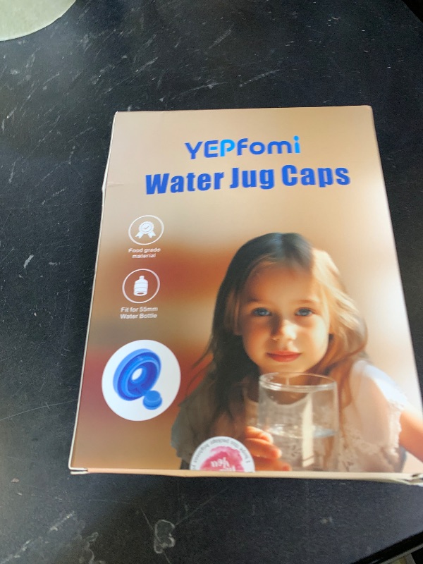 Photo 1 of (3 PACK) YEPfomi Reusable 5 Gallon Water Jug Cap, Food Grade Silicone Replacement Bucket Lid for 2/3/4/5 Gallon Bottle 55mm Standard Tops Water Bottle and Water Dispenser