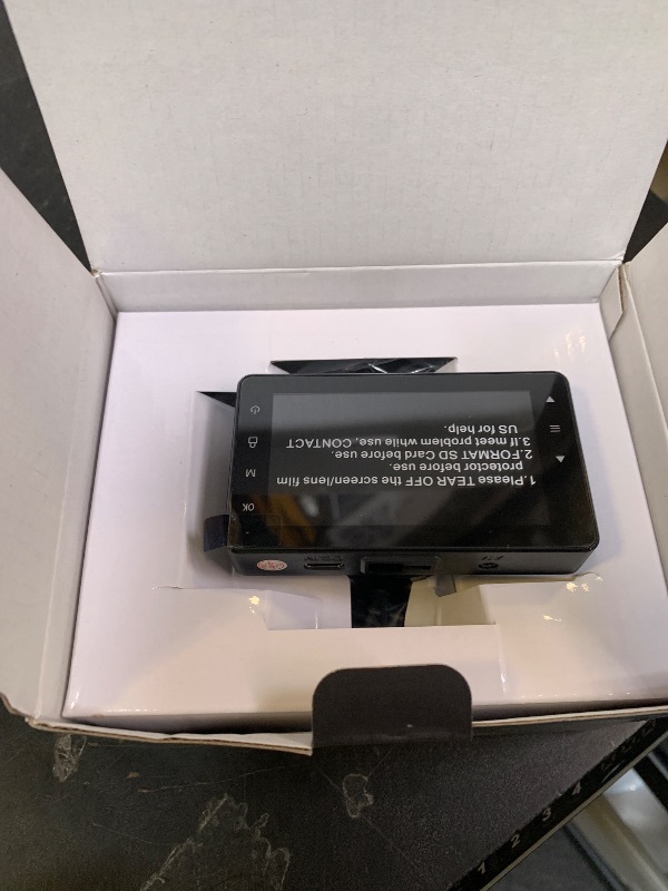 Photo 1 of Dash Cam Front and Rear, Dash Cam 4K WiFi/APP Control Dashcam W/ 64GB Card Dash Camera for Cars DVR Car Security Cameras W/Loop Recording G-Sensor Time-Lapse Parking Mode Car Dashcam USB Powered