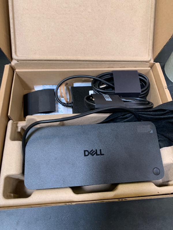Photo 1 of Dell Pro Dock WD25 - USB Type-C with DP Alt Mode Connector, DisplayPort/HDMI/USB 3.2 Gen2 Connectivity, Up to 100-Watt Power delivery - Black