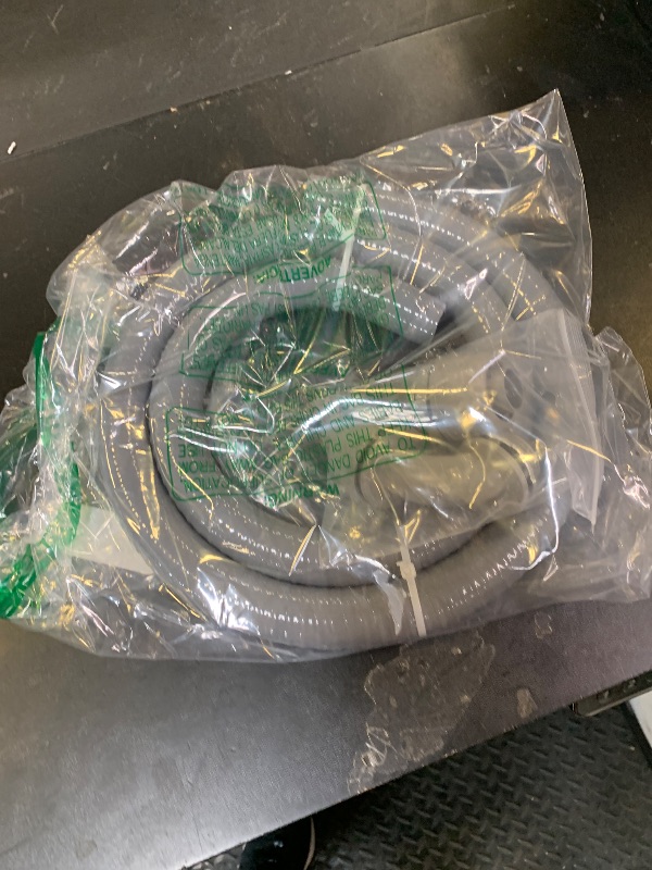 Photo 1 of HOMNUTS Electrical Conduit Kit 3/4'' 4FT Grey Electrical AC Whip Kit, Liquid-Tight Flexible Electrical Conduit with 90 Degree and Straight Connector Fittings